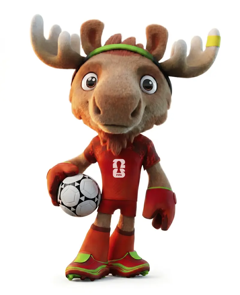 MAPLE, mascote oficial do Canadá para a Copa 2026