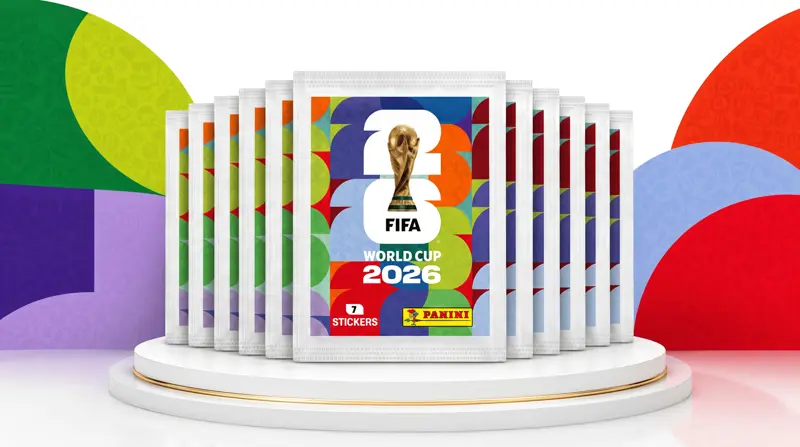 Saquetas oficiais Panini FIFA World Cup 2026